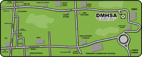 DHHSA Location Map