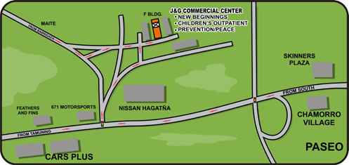 J & G Commercial Center Location Map